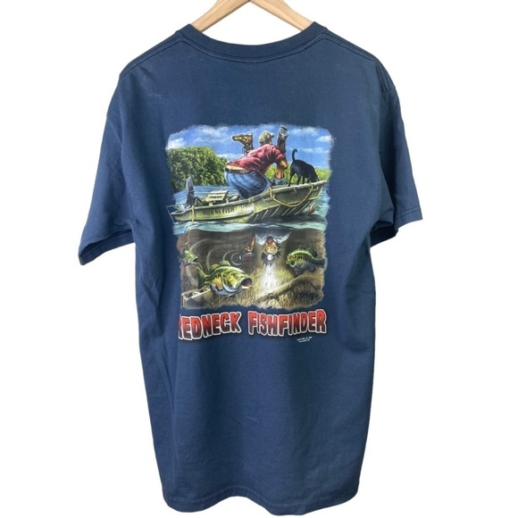 Redneck Sportsman Men’s Fish Finder T-shirt - Picture 4 of 4